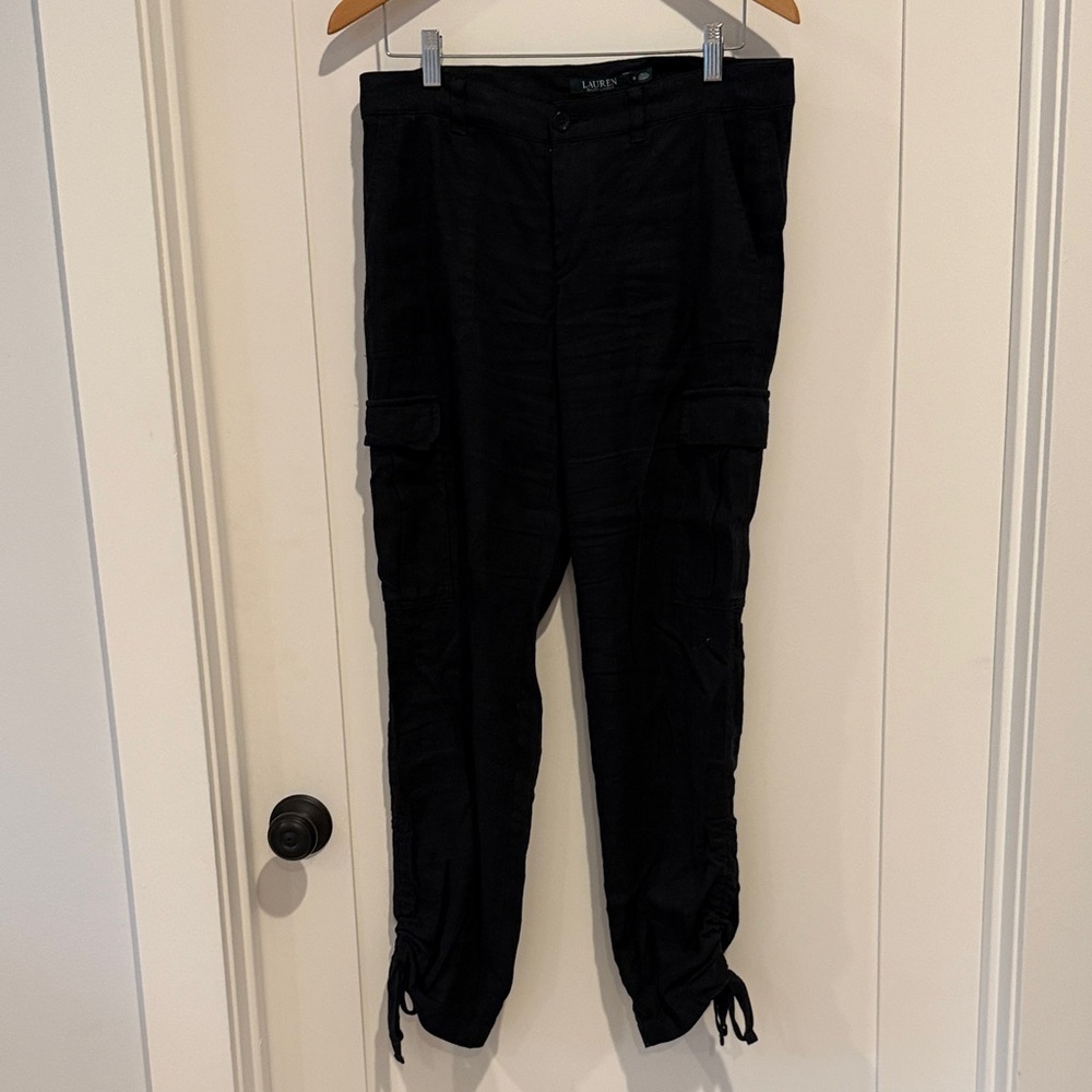 Lauren Ralph Lauren Black Cargo Pants